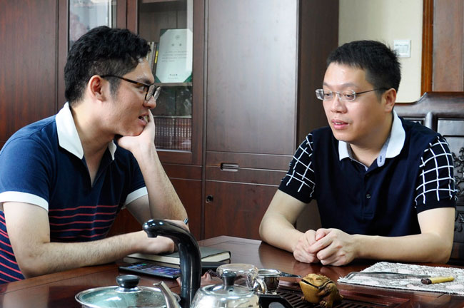 广州华章肖校长接受采访