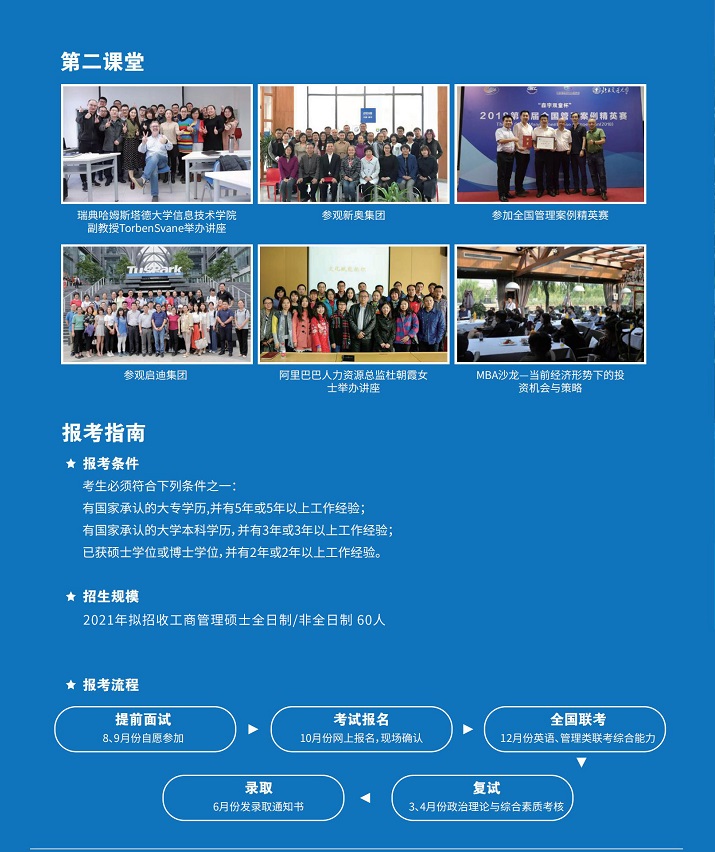 2021年北京信息科技大学MBA招生简章
