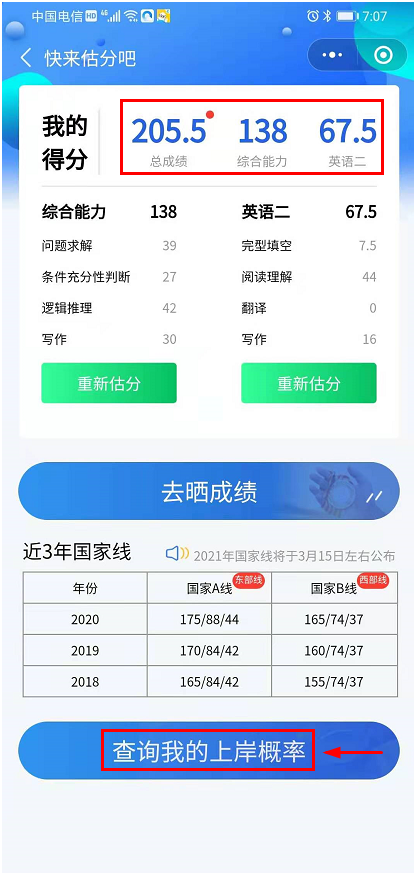 考研估分入口！2021MBA真题及答案，2021MBA在线估分系统入口