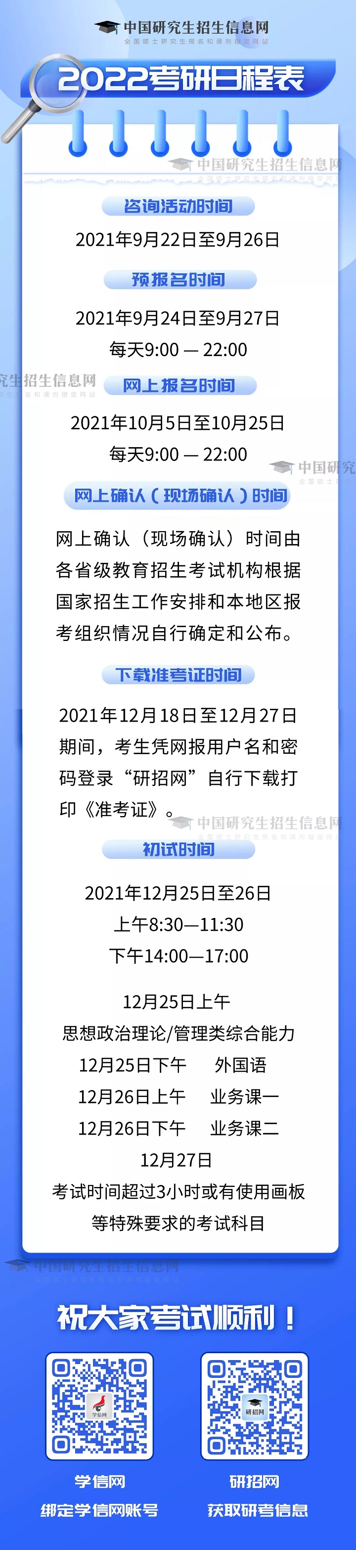2022考研时间定了！注意，正式网报时间有变化！